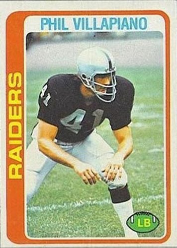 #149 Phil Villapiano - Oakland Raiders - 1978 Topps Football