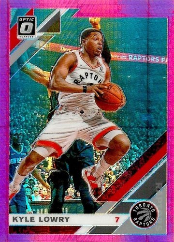 #149 Kyle Lowry - Toronto Raptors - 2019-20 Donruss Optic - Hyper Pink Basketball