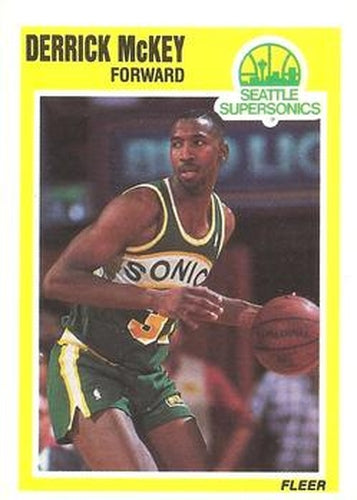 #149 Derrick McKey - Seattle SuperSonics - 1989-90 Fleer Basketball