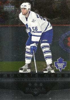 #149 Andy Wozniewski - Toronto Maple Leafs - 2005-06 Upper Deck Black Diamond Hockey
