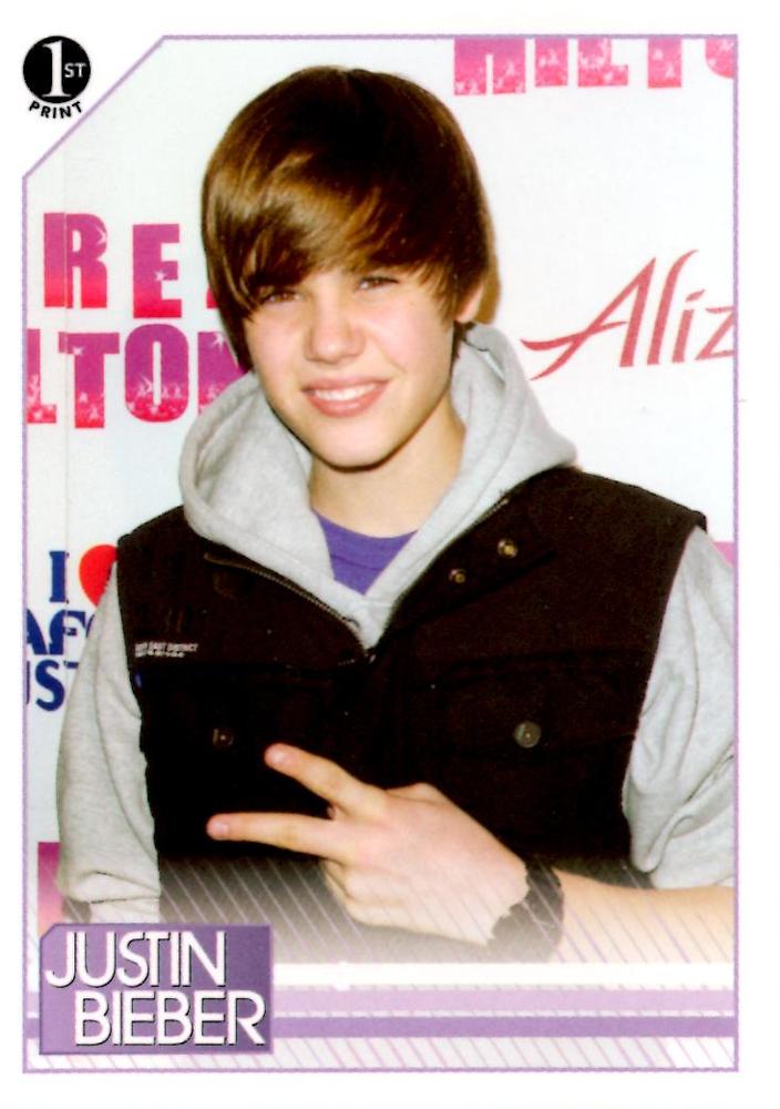 #149 Justin was only one of an entire circus of sta - 2010 Panini Justin Bieber