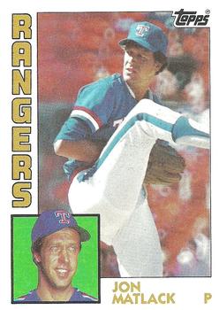 #149 Jon Matlack - Texas Rangers - 1984 Topps Baseball