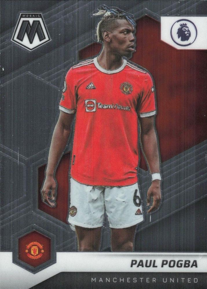 #149 Paul Pogba - Manchester United - 2021-22 Panini Mosaic Premier League Soccer