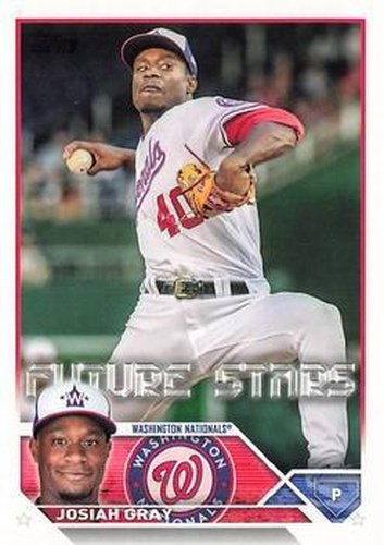 #149 Josiah Gray - Washington Nationals - 2023 Topps Baseball