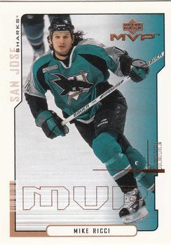 #149 Mike Ricci - San Jose Sharks - 2000-01 Upper Deck MVP Hockey