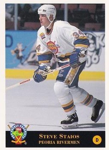 #149 Steve Staios - Peoria Rivermen - 1994 Classic Pro Hockey Prospects Hockey