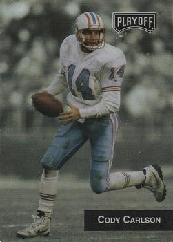 #149 Cody Carlson - Houston Oilers - 1993 Playoff Football