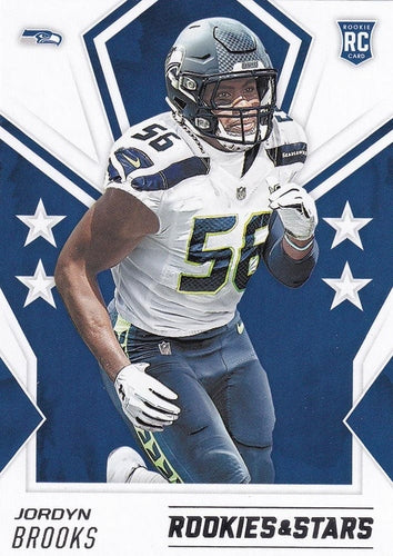 #149 Jordyn Brooks - Seattle Seahawks - 2020 Panini Rookies & Stars Football