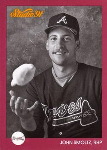 #149 John Smoltz - Atlanta Braves - 1991 Studio Baseball