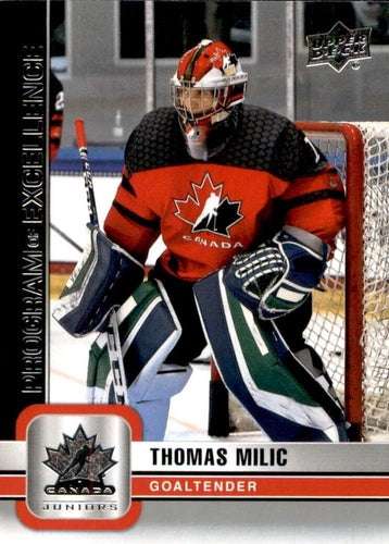 #149 Thomas Milic - Canada - 2023 Upper Deck Team Canada Juniors Hockey