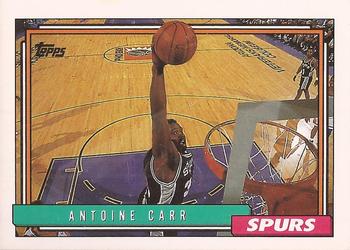 #149 Antoine Carr - San Antonio Spurs - 1992-93 Topps Basketball