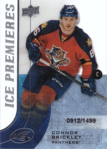#149 - Connor Brickley - Florida Panthers - 2015-16 Upper Deck Ice Hockey