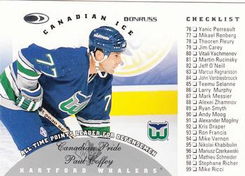 #149 Paul Coffey - Hartford Whalers - 1996-97 Donruss Canadian Ice Hockey