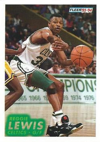 #14 Reggie Lewis - Boston Celtics - 1993-94 Fleer Basketball