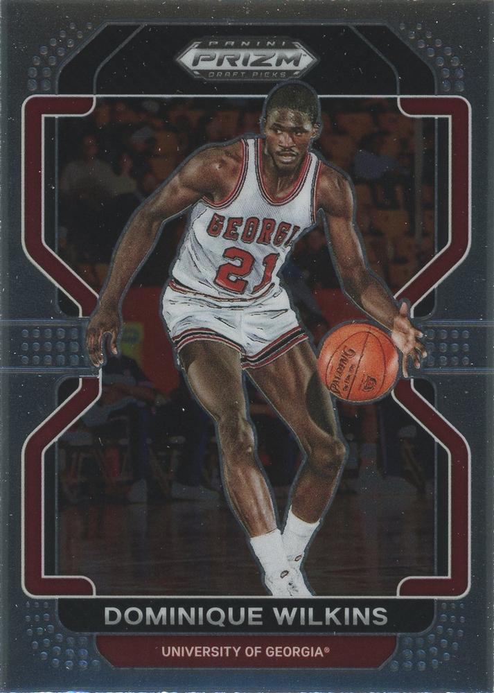 #14 Dominique Wilkins - Georgia Bulldogs - 2022 Panini Prizm Draft Picks Basketball