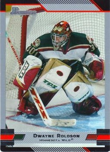 #14 Dwayne Roloson - Minnesota Wild - 2003-04 Bowman Draft Picks and Prospects Hockey