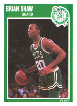 #14 Brian Shaw - Boston Celtics - 1989-90 Fleer Basketball