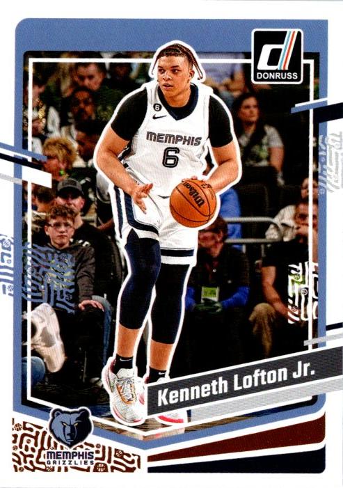 #14 Kenneth Lofton Jr. - Memphis Grizzlies - 2023-24 Donruss Basketball