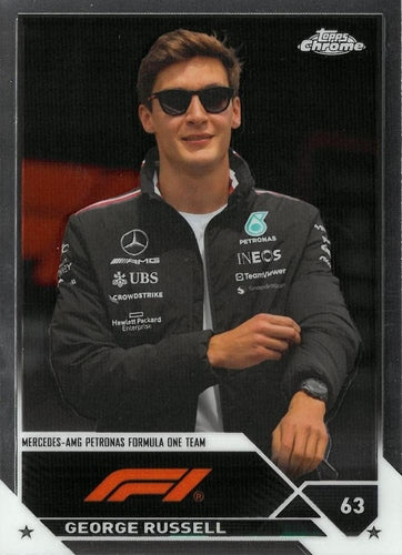 #14 George Russell - Mercedes-AMG Petronas Formula One Team - 2023 Topps Chrome Formula 1 Racing