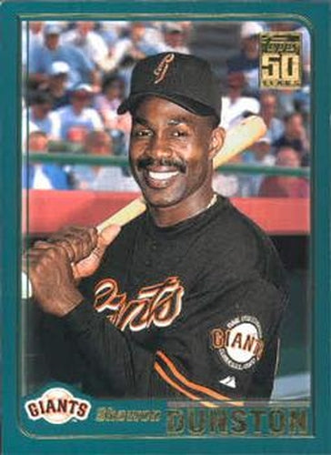 #T14 Shawon Dunston - San Francisco Giants - 2001 Topps Traded & Rookies Baseball