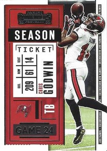 #14 Chris Godwin - Tampa Bay Buccaneers - 2020 Panini Contenders Football