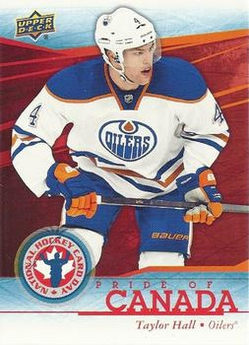 #NHCD 14 Taylor Hall - Edmonton Oilers - 2014 Upper Deck National Hockey Card Day Canada Hockey