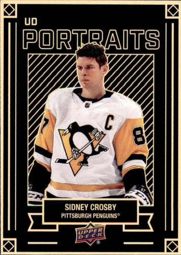 #P-14 Sidney Crosby - Pittsburgh Penguins - 2022-23 Upper Deck - UD Portraits Hockey