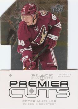 #PDC14 Peter Mueller - Phoenix Coyotes - 2008-09 Upper Deck Black Diamond - Premier Die Cut Hockey