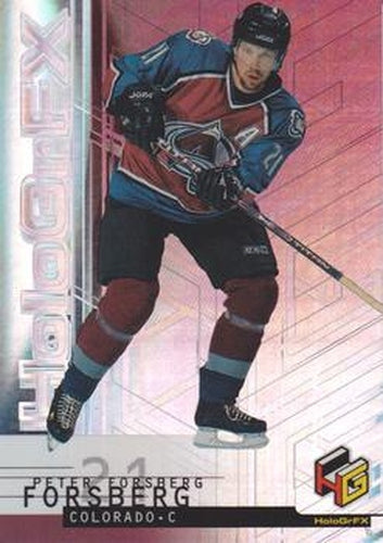 #14 Peter Forsberg - Colorado Avalanche - 1999-00 Upper Deck HoloGrFX Hockey