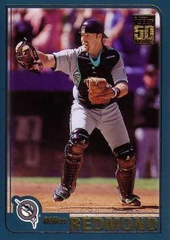 #14 Mike Redmond - Florida Marlins - 2001 Topps Baseball