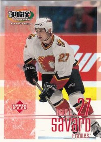 #14 Marc Savard - Calgary Flames - 2001-02 Upper Deck Playmakers Hockey