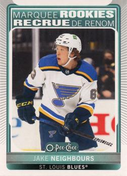 #614 Jake Neighbours - St. Louis Blues - 2021-22 O-Pee-Chee Hockey