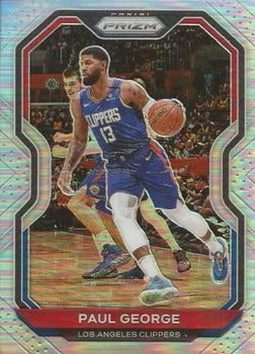 #14 Paul George - Los Angeles Clippers - 2020-21 Panini Prizm - Silver Prizms Basketball