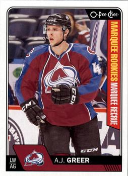 #674 A.J. Greer - Colorado Avalanche - 2016-17 O-Pee-Chee Update Hockey