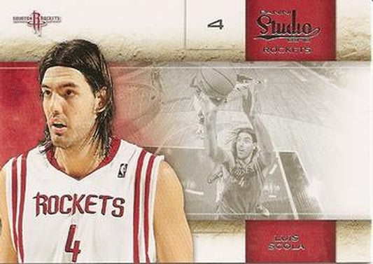 #14 Luis Scola - Houston Rockets - 2009-10 Panini Studio Basketball