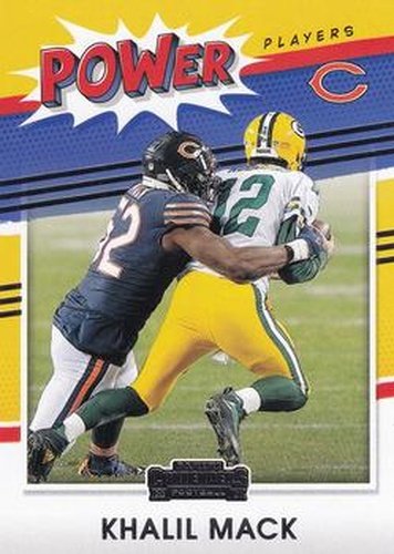 #PP-KMA Khalil Mack - Chicago Bears - 2021 Panini Contenders - Power Players Football