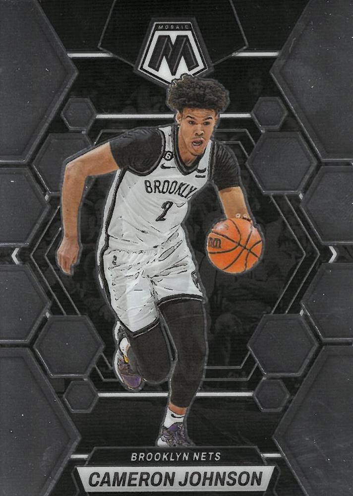 #14 Cameron Johnson - Brooklyn Nets - 2022-23 Panini Mosaic Basketball