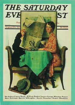 #14 Breakfast - 1993 Comic Images Norman Rockwell Saturday Evening Post