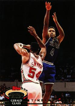 #14 Gerald Glass - Minnesota Timberwolves - 1992-93 Stadium Club Basketball