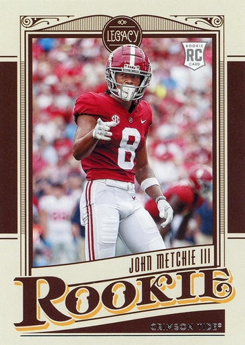 #14 John Metchie III - Alabama Crimson Tide - 2022 Panini Chronicles Draft Picks - Legacy Rookies Football