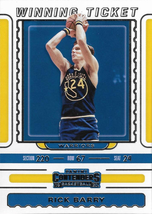 #14 Rick Barry - Golden State Warriors - 2019-20 Panini Contenders - Winning Ticket Basketball
