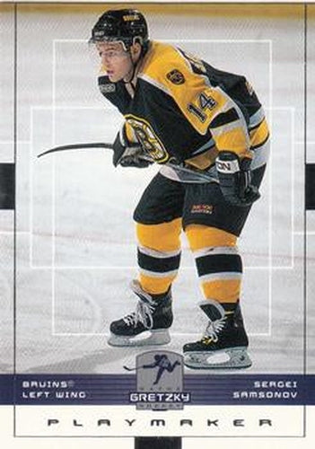 #14 Sergei Samsonov - Boston Bruins - 1999-00 Upper Deck Wayne Gretzky Hockey
