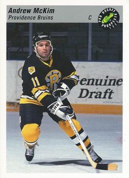 #14 Andrew McKim - Providence Bruins - 1993 Classic Pro Prospects Hockey