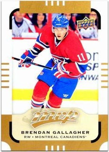 #14 Brendan Gallagher - Montreal Canadiens - 2015-16 Upper Deck MVP Hockey