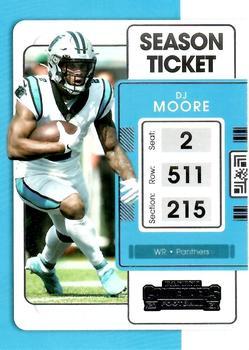 #14 DJ Moore - Carolina Panthers - 2021 Panini Contenders Football