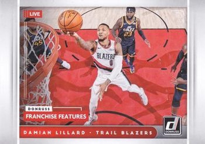 #14 Damian Lillard - Portland Trail Blazers - 2021-22 Donruss - Franchise Features Basketball