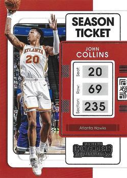 #14 John Collins - Atlanta Hawks - 2021-22 Panini Contenders Basketball