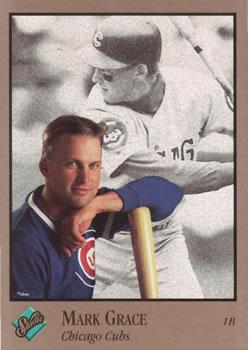 #14 Mark Grace - Chicago Cubs - 1992 Studio Baseball