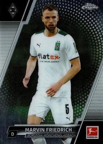#14 Marvin Friedrich - VfL Borussia Monchengladbach - 2021-22 Topps Chrome Bundesliga Soccer