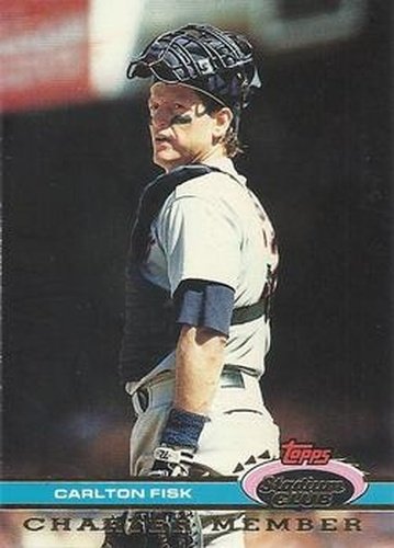 #NNO14a Carlton Fisk - Chicago White Sox - 1991 Stadium Club Charter Member